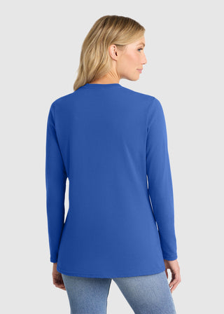 Port & Company Women's Long Sleeve Core Cotton Tee