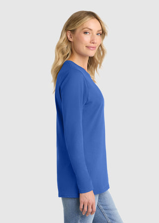 Port & Company Women's Long Sleeve Core Cotton Tee