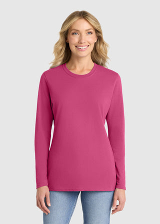 Port & Company Women's Long Sleeve Core Cotton Tee