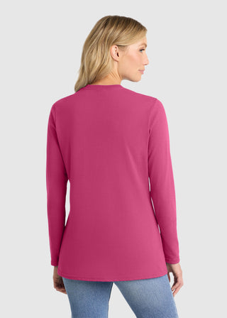 Port & Company Women's Long Sleeve Core Cotton Tee