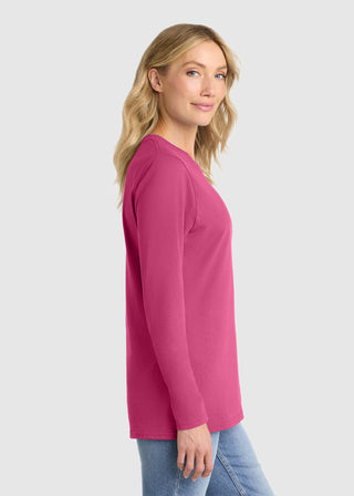 Port & Company Women's Long Sleeve Core Cotton Tee