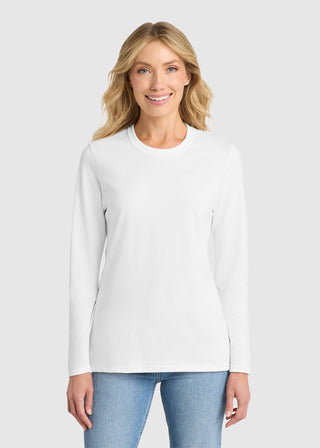 Port & Company Women's Long Sleeve Core Cotton Tee