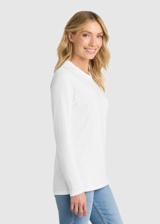 Port & Company Women's Long Sleeve Core Cotton Tee