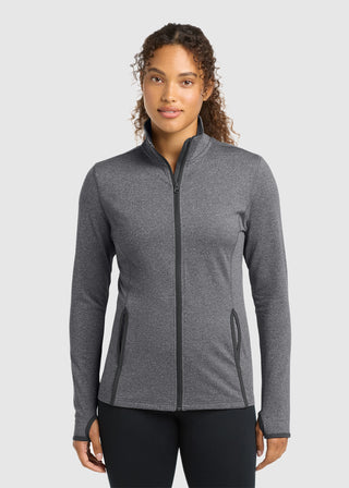 Sport-Tek Women's Sport-Wick Stretch Contrast Full-Zip Jacket