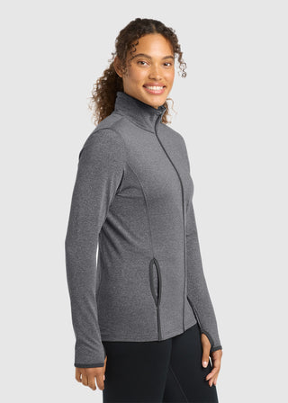 Sport-Tek Women's Sport-Wick Stretch Contrast Full-Zip Jacket