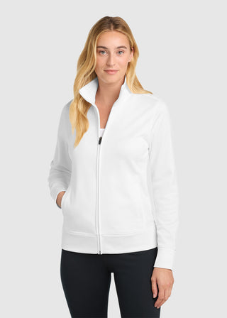 Sport-Tek Ladies Sport-Wick Fleece Full Zip Jacket
