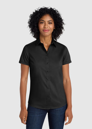 Port Authority Women's Short Sleeve SuperPro Twill Shirt