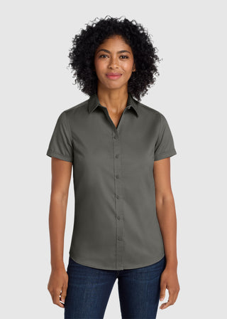 Port Authority Women's Short Sleeve SuperPro Twill Shirt