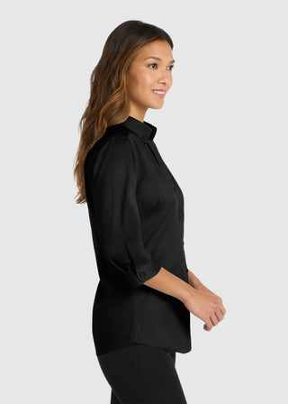 Port Authority Women's Quarter-Sleeve SuperPro Twill Shirt