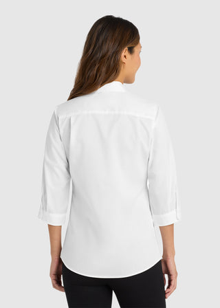 Port Authority Women's Quarter-Sleeve SuperPro Twill Shirt
