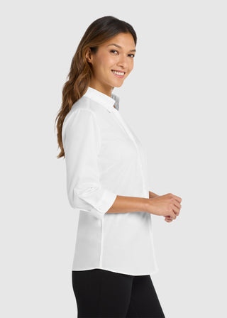 Port Authority Women's Quarter-Sleeve SuperPro Twill Shirt