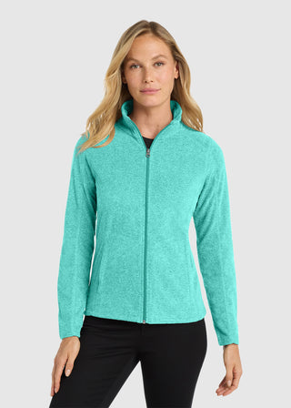 Port Authority Women's Heather Microfleece Full Zip Jacket