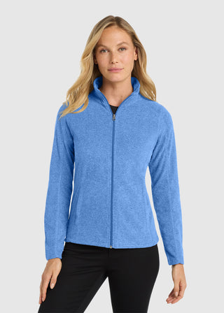 Port Authority Women's Heather Microfleece Full Zip Jacket