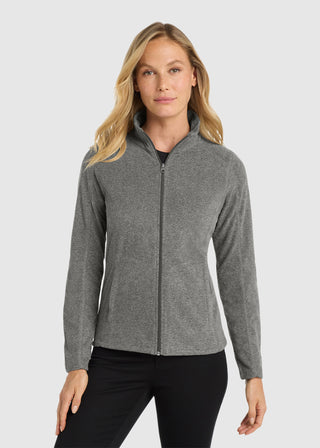 Port Authority Women's Heather Microfleece Full Zip Jacket