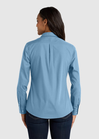 Port Authority Women Long Sleeve Carefree Poplin Shirt