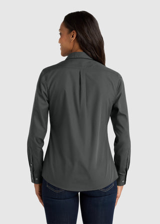 Port Authority Women Long Sleeve Carefree Poplin Shirt