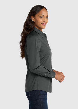 Port Authority Women Long Sleeve Carefree Poplin Shirt