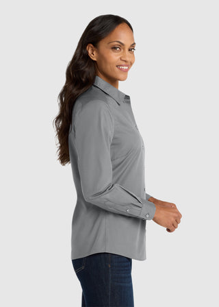 Port Authority Women Long Sleeve Carefree Poplin Shirt