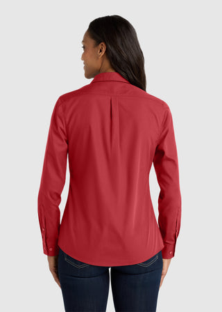 Port Authority Women Long Sleeve Carefree Poplin Shirt