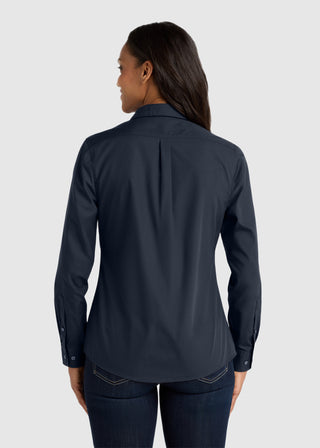 Port Authority Women Long Sleeve Carefree Poplin Shirt