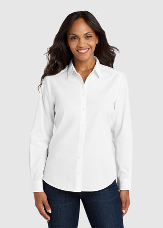 Port Authority Women Long Sleeve Carefree Poplin Shirt