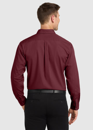 Port Authority Men Long Sleeve Carefree Poplin Shirt