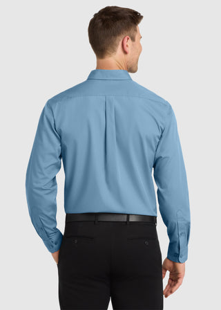 Port Authority Men Long Sleeve Carefree Poplin Shirt