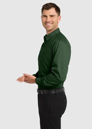 Port Authority Men Long Sleeve Carefree Poplin Shirt