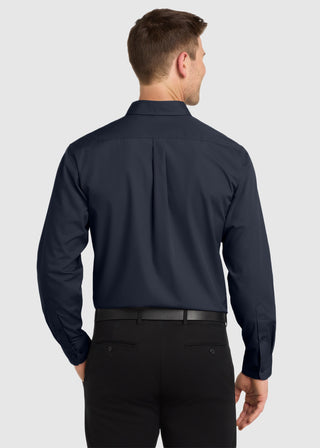 Port Authority Men Long Sleeve Carefree Poplin Shirt