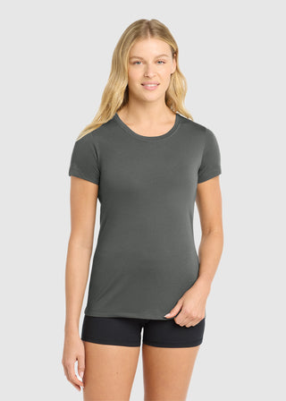Sport Tek  Ladies PosiCharge Competitor Cotton Touch Scoop Neck Tee