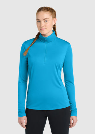 Sport-Tek Ladies PosiCharge Competitor Quarter Zip Pullover