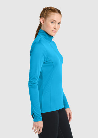 Sport-Tek Ladies PosiCharge Competitor Quarter Zip Pullover