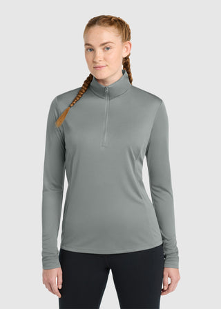 Sport-Tek Ladies PosiCharge Competitor Quarter Zip Pullover