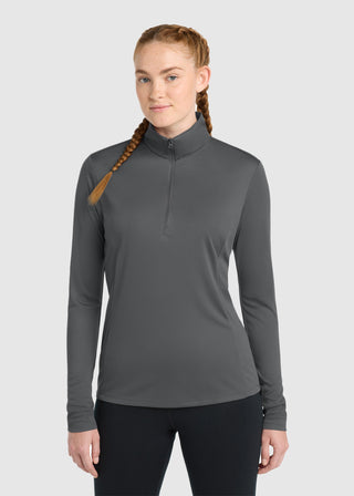 Sport-Tek Ladies PosiCharge Competitor Quarter Zip Pullover