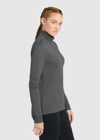 Sport-Tek Ladies PosiCharge Competitor Quarter Zip Pullover