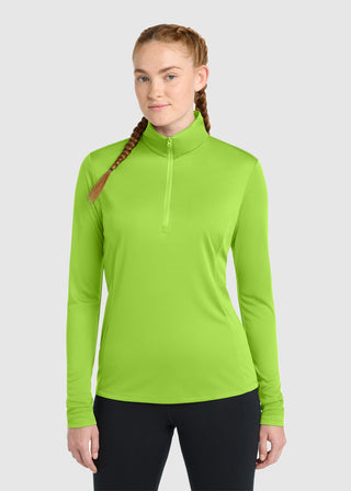 Sport-Tek Ladies PosiCharge Competitor Quarter Zip Pullover