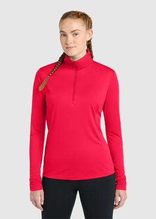 Sport-Tek Ladies PosiCharge Competitor Quarter Zip Pullover