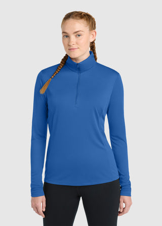 Sport-Tek Ladies PosiCharge Competitor Quarter Zip Pullover