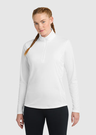 Sport-Tek Ladies PosiCharge Competitor Quarter Zip Pullover