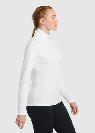 Sport-Tek Ladies PosiCharge Competitor Quarter Zip Pullover