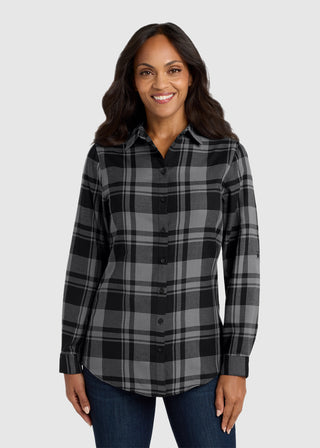 Port Authority Women's Plaid Flannel Tunic