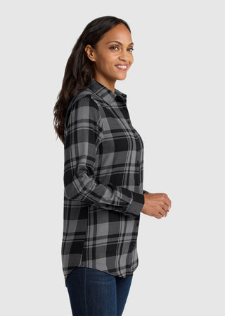 Port Authority Women's Plaid Flannel Tunic