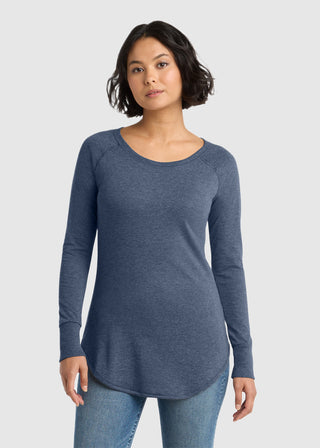 District Women's Perfect Tri Long Sleeve Tunic Tee