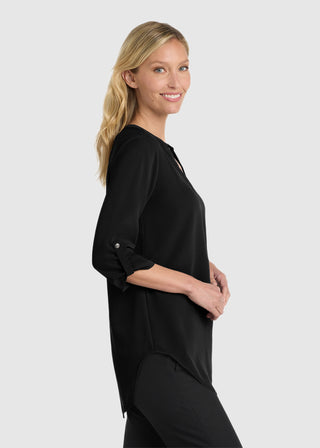 Port Authority  Ladies 3 Quarter Sleeve Tunic Blouse