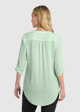 Port Authority  Ladies 3 Quarter Sleeve Tunic Blouse
