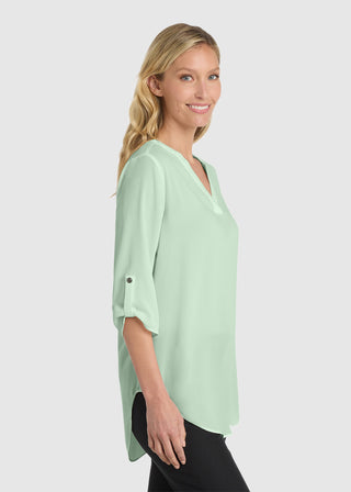 Port Authority  Ladies 3 Quarter Sleeve Tunic Blouse