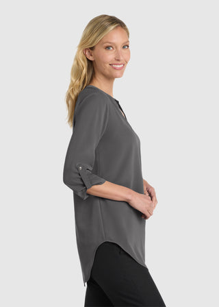 Port Authority  Ladies 3 Quarter Sleeve Tunic Blouse