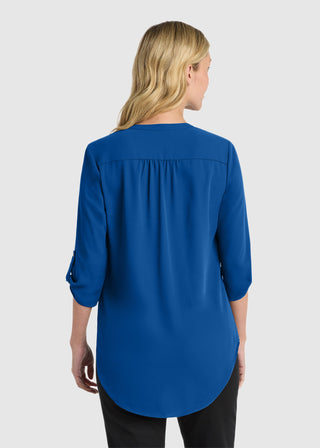 Port Authority  Ladies 3 Quarter Sleeve Tunic Blouse