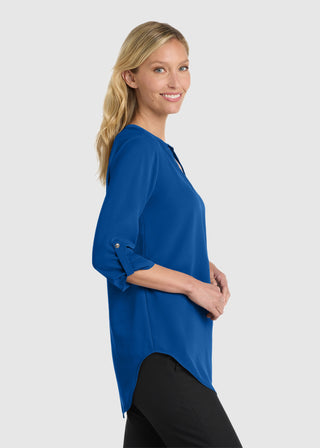 Port Authority  Ladies 3 Quarter Sleeve Tunic Blouse