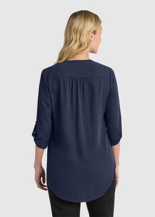 Port Authority  Ladies 3 Quarter Sleeve Tunic Blouse